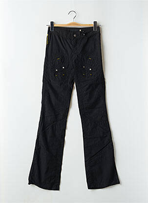 Pantalon slim taille basse taille basse noir SCHOOL RAG femme