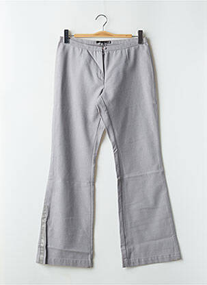 Pantalon flare stretch taille normale gris SCHOOL RAG femme