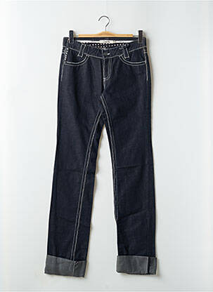 Jeans coupe slim tissage brut taille basse bleu SCHOOL RAG femme