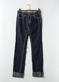 Jeans coupe slim tissage brut taille basse bleu SCHOOL RAG femme