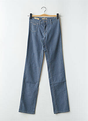 Jeans coupe slim poches taille haute bleu SCHOOL RAG femme