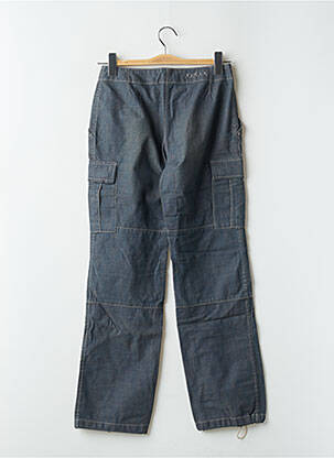 Pantalon cargo slim taille normale bleu SCHOOL RAG femme