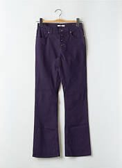 Jeans bootcut violet SCHOOL RAG pour femme seconde vue