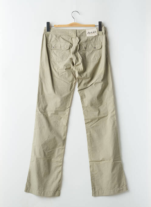 Pantalon droit vert SCHOOL RAG pour femme