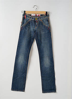 Jeans coupe droite taille normale taille normale bleu TAKE TWO femme