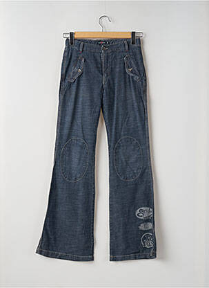 Jeans coupe droite taille normale taille normale bleu TEDDY SMITH femme