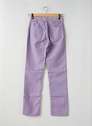 Jeans coupe droite taille normale taille normale violet TEDDY SMITH femme