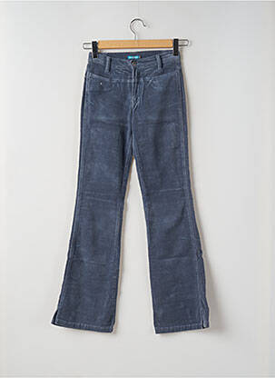 Pantalon flare taille normale taille normale bleu TEDDY SMITH femme