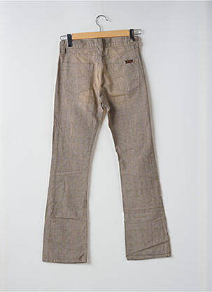 Pantalon flare taille normale taille normale beige TEDDY SMITH femme