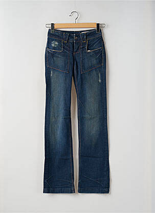 Jeans coupe droite taille normale taille normale bleu TEDDY SMITH femme