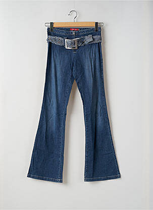 Jean coupe flare taille normale taille normale bleu TEDDY SMITH femme