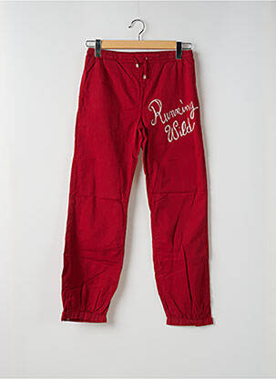Jegging tissage popeline taille normale rouge TEDDY SMITH femme