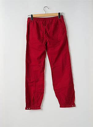 Jegging tissage popeline taille normale rouge TEDDY SMITH femme