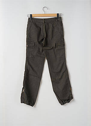 Pantalon cargo poches taille normale vert TEDDY SMITH femme