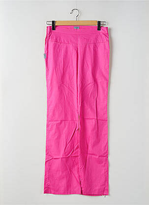 Pantalon flare taille normale taille normale rose TIM BARGEOT femme