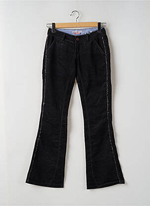 Pantalon flare taille normale taille normale noir TRIPLE 5 SOUL femme