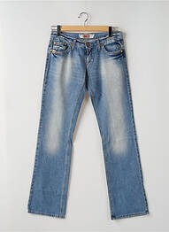 Jeans coupe droite taille normale taille normale bleu TAKE TWO femme