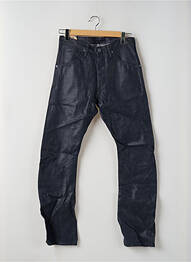 Jeans coupe droite fermeture zippée sous rabat boutonné taille normale bleu WRANGLER homme