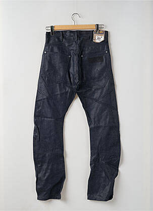 Jeans coupe droite fermeture zippée sous rabat boutonné taille normale bleu WRANGLER homme