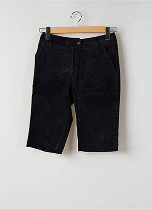 Bermuda taille normale taille normale noir YUMI.MAZAO femme