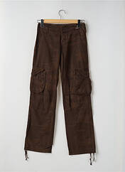 Pantalon cargo marron TEDDY SMITH pour femme seconde vue