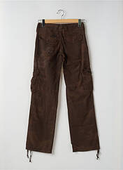 Pantalon cargo marron TEDDY SMITH pour femme seconde vue