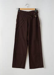 Pantalon droit marron 2 TWO pour femme seconde vue