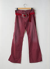 Pantalon droit rouge TEDDY SMITH pour femme seconde vue