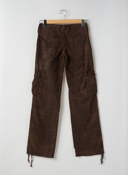 Pantalon cargo marron TEDDY SMITH pour femme