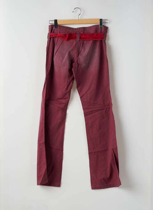 Pantalon droit rouge TEDDY SMITH pour femme