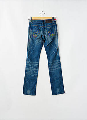 Jeans coupe droite stretch taille normale bleu STONE AGED femme