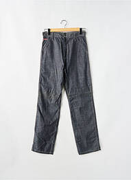 Pantalon droit taille haute taille haute bleu TEDDY SMITH femme