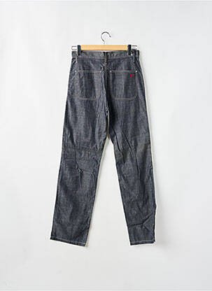 Pantalon droit taille haute taille haute bleu TEDDY SMITH femme