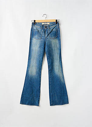 Jean coupe flare stretch taille normale bleu WRANGLER femme
