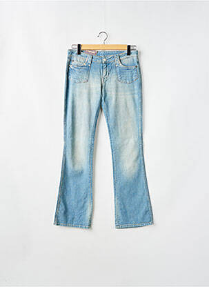 Jean coupe flare stretch taille basse bleu WRANGLER femme