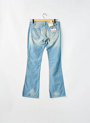 Jean coupe flare stretch taille basse bleu WRANGLER femme