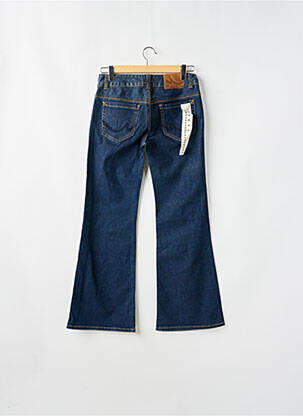Jean coupe flare coupe droite évasée sur le bas taille normale bleu LTB femme