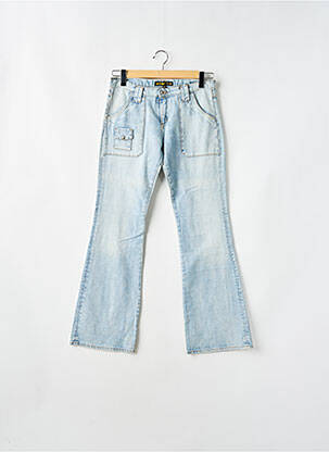 Jean coupe flare taille basse taille basse bleu RWD femme