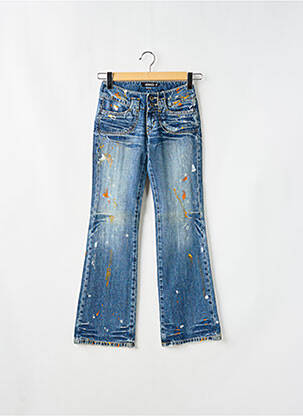 Jean coupe flare taille basse taille basse bleu RWD femme