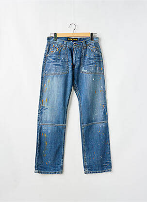 Jeans coupe large taille normale taille normale bleu RWD femme