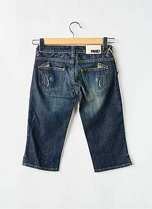 Corsaire tissage denim taille basse bleu RWD femme
