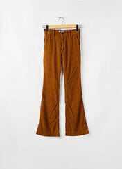 Pantalon flare marron REIKO pour femme seconde vue