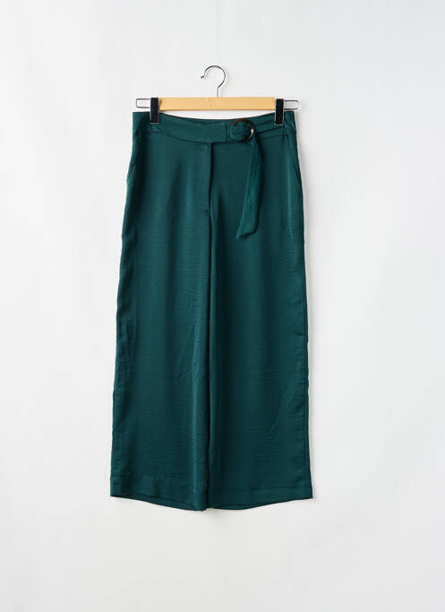 Pantalon 7/8 taille haute taille haute vert SWEED PARIS femme