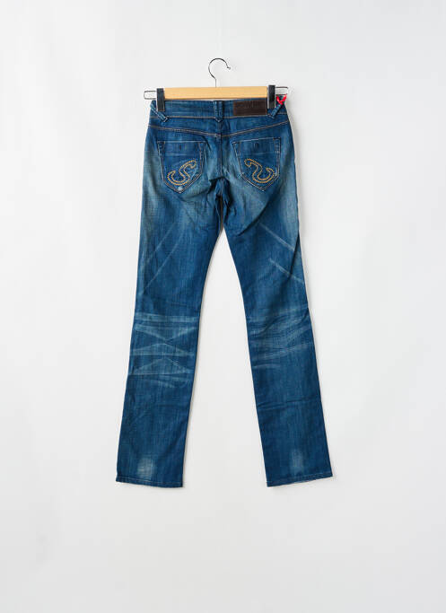 Jeans coupe droite bleu STONE AGED pour femme