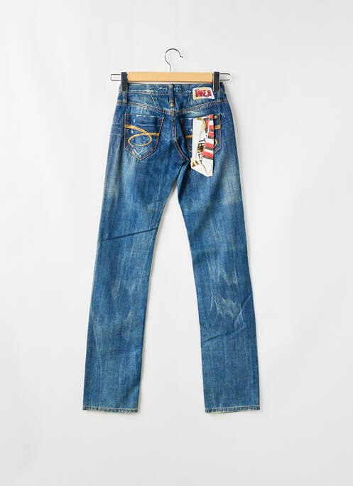 Jeans coupe droite bleu TAKE TWO pour femme