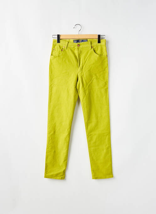 Pantalon droit vert LOIS pour femme