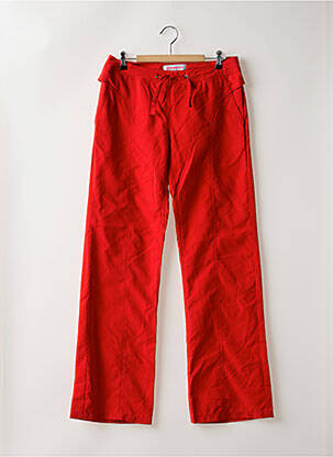 Pantalon large poches taille normale rouge BLEND SHE femme