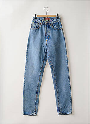 Jean coupe mom poches taille haute bleu BONAVENTURE femme