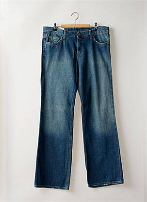 Jeans coupe large délavé taille basse bleu CARHARTT femme