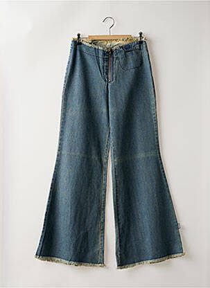 Jean coupe flare taille normale taille normale bleu DDP femme